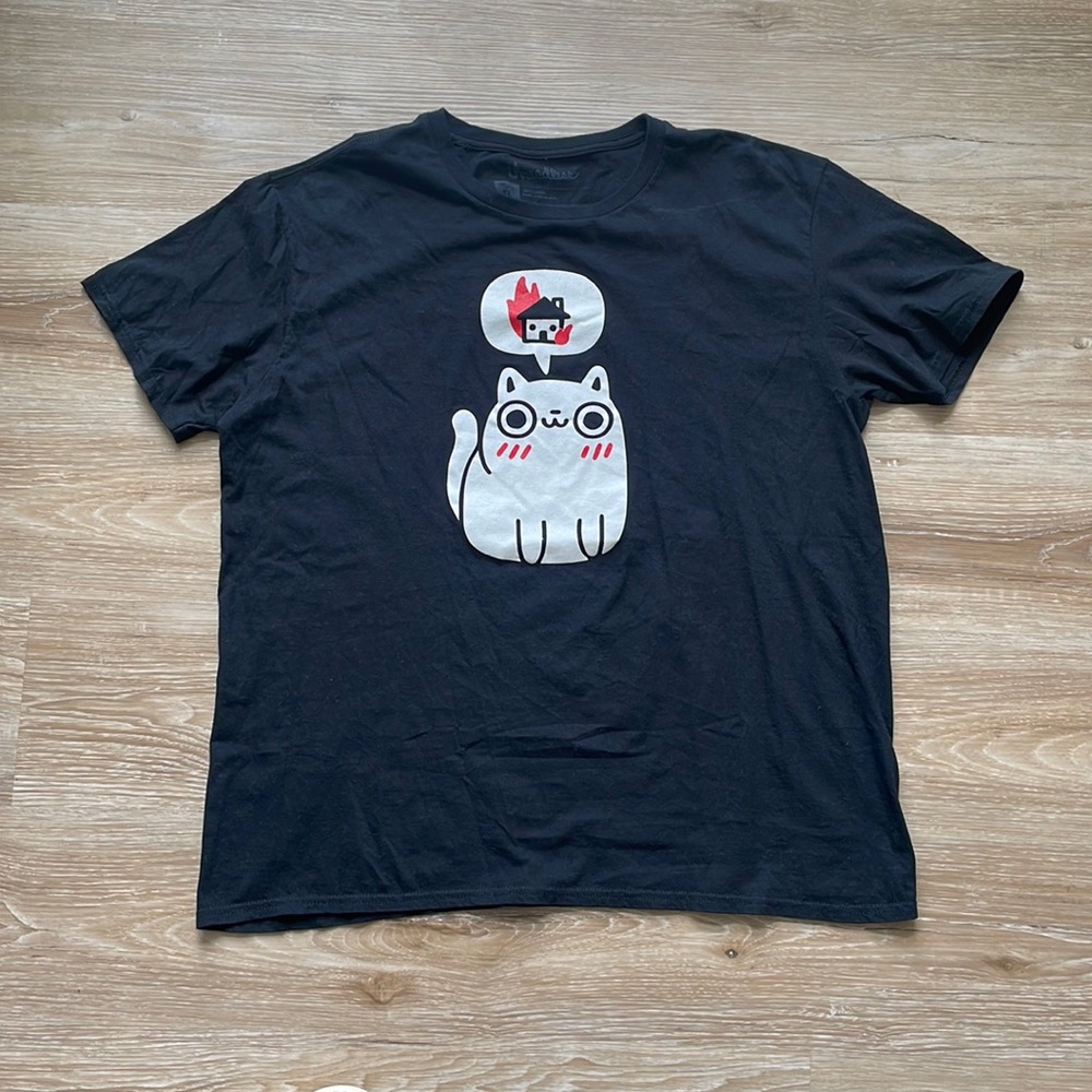Funny cat t shirt XL